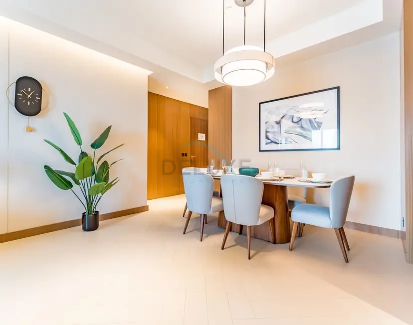 Overlooking Burj Khalifa and Fountain Views from Living to Bedrooms — Downtown Dubai — photo 9