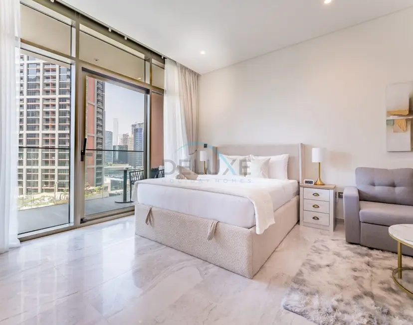 Furnished Studio with Burj Khalifa View, Near Dubai Water Canal — Business Bay — photo 14