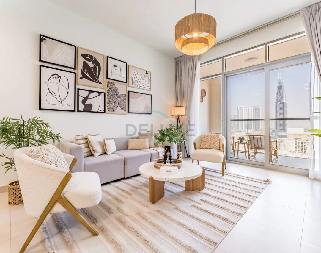 Iconic Burj Khalifa View 2-Bedroom with Assistant Room — Downtown Dubai