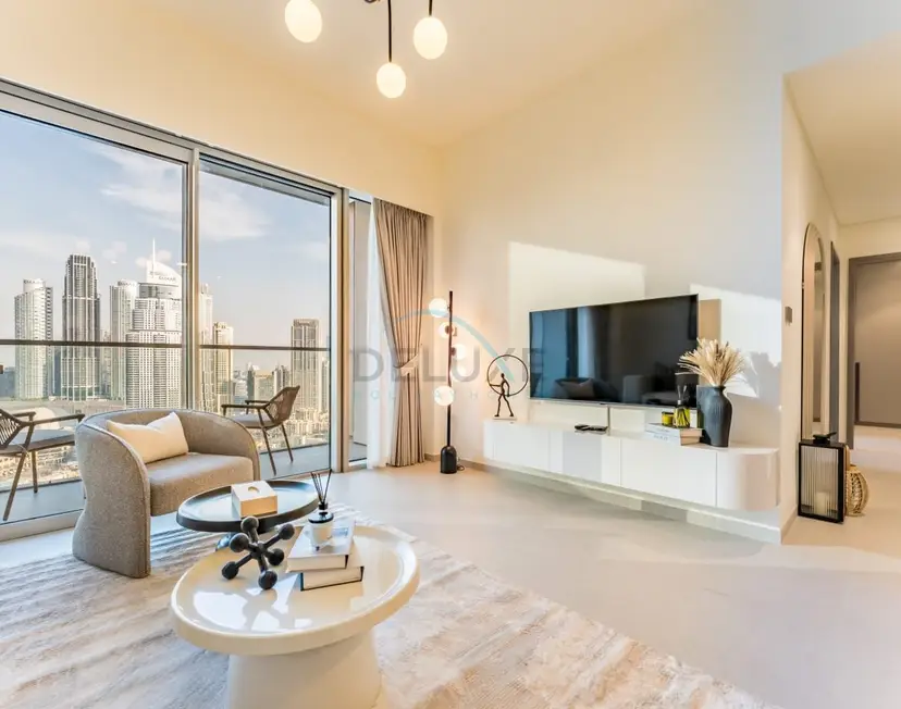 High-Floor Luxury 2-Bedroom with Full Burj Khalifa & Fountain Views — Downtown Dubai — photo 12