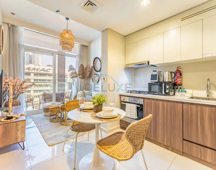 Contemporary 1-Bedroom Boho Oasis with Canal Views — Business Bay — photo 7