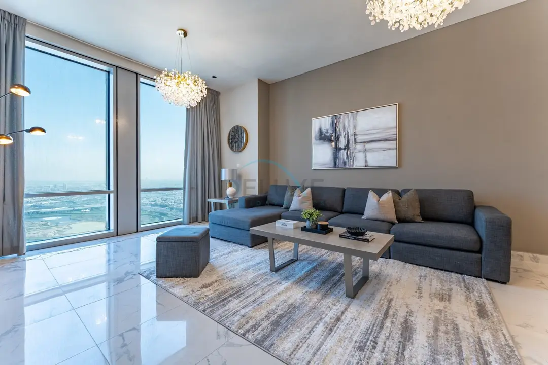 High-Floor 2-Bedroom, Close to Marine Transport Station — Business Bay