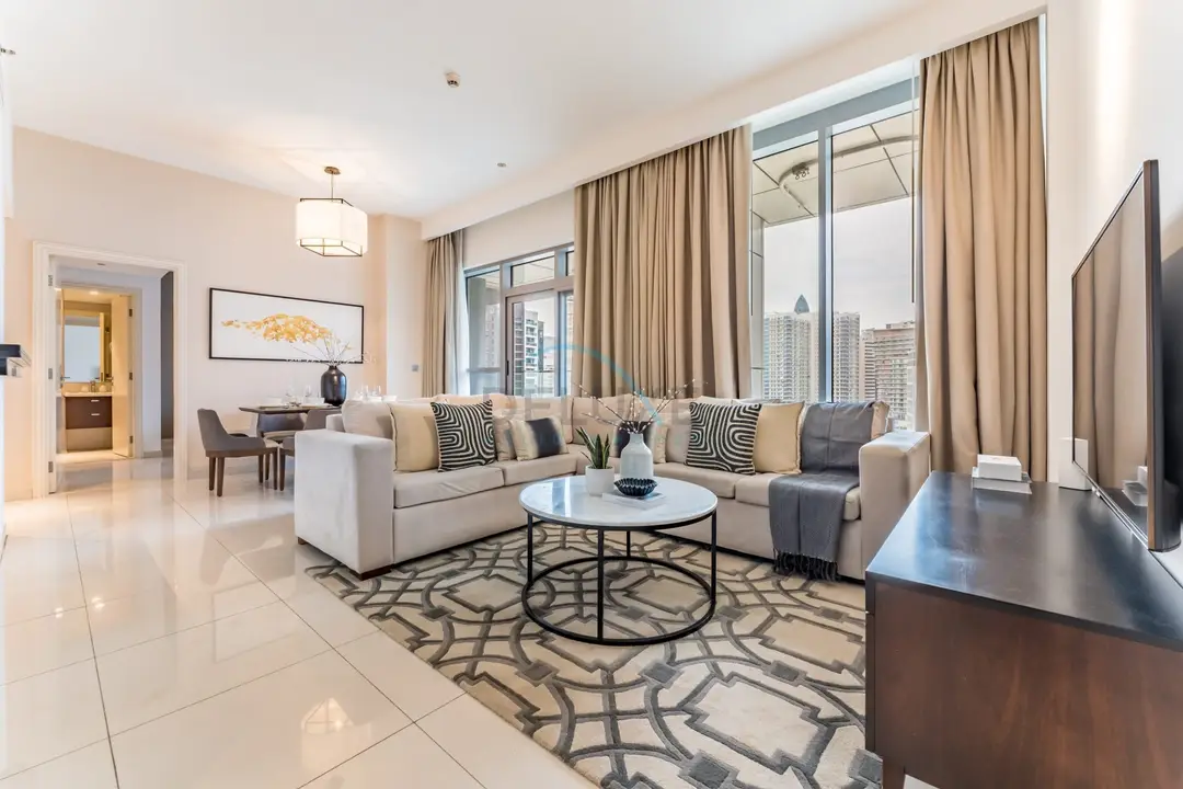 Stylish 2-Bedroom with Burj Khalifa Views — Business Bay